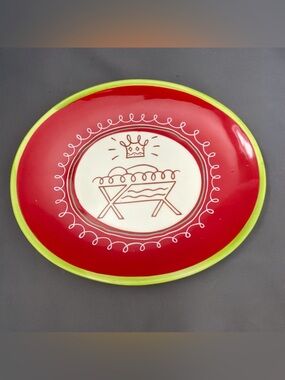 Blessings Unlimited Ceramic Happy Birthday to the King Collection Oval Plate